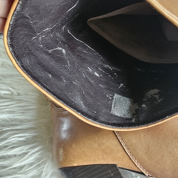 Aldo heeled boots, camel, size 38 - Picture 6 of 6